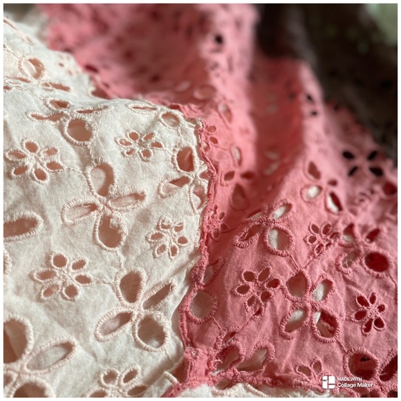 Anthropologie Raga Sleeveless Tiered Eyelet Maxi Dress Size L - Picture 8 of 11